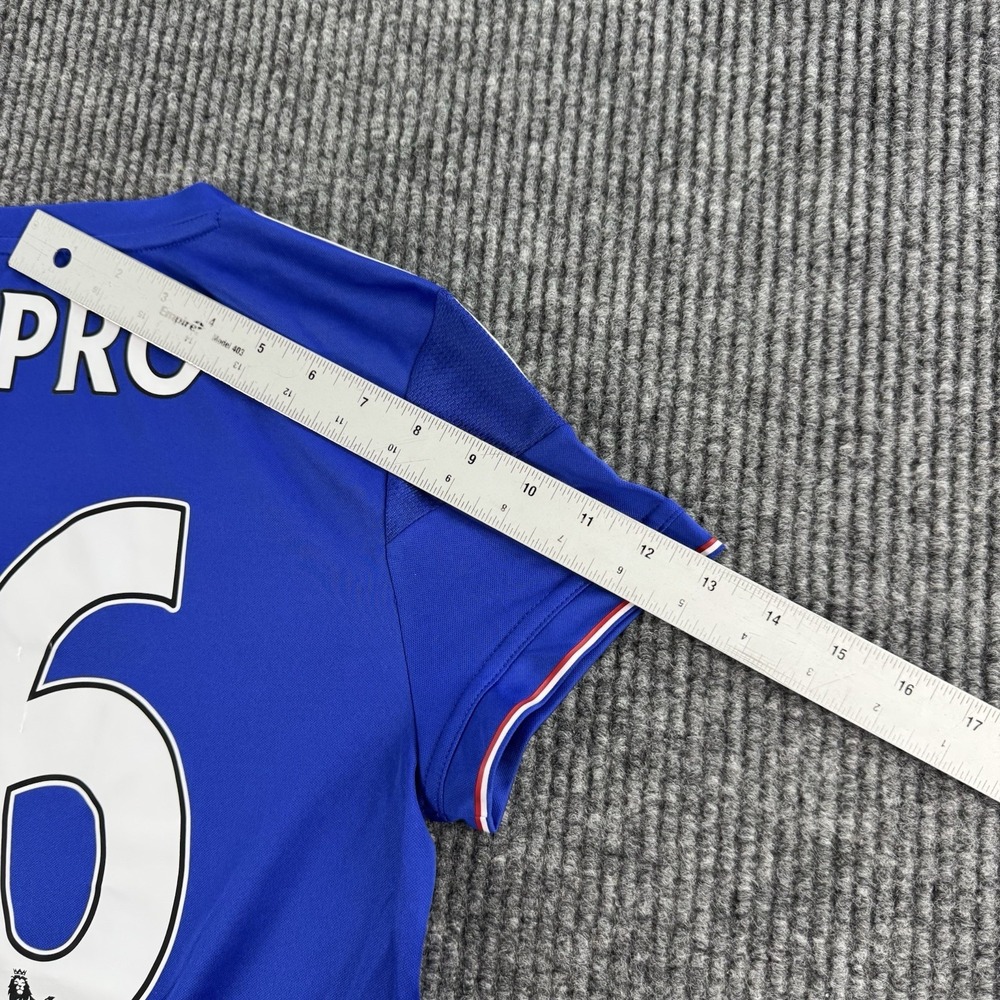 Chelsea FC Jersey Womens Small Blue Soccer Yokohama Tyres Adidas Wipro - Picture 10 of 11